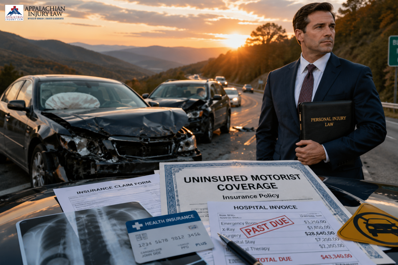 uninsured driver accident Georgia